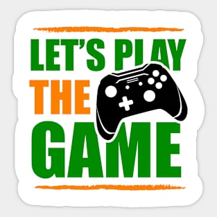 Gamer T-Shirt Sticker